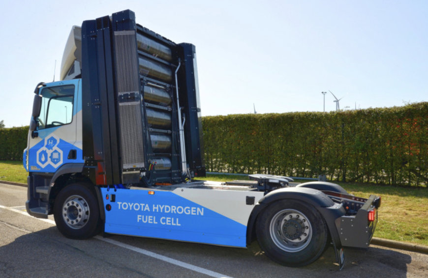 VDL Groep presenta un camión de pila de combustible para la logística europea de Toyota
